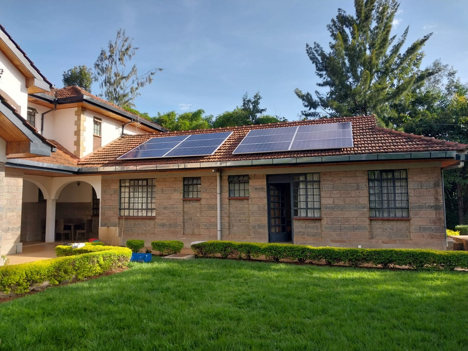 Rooftop solar panel installation in Nairobi by Arcnad Systems